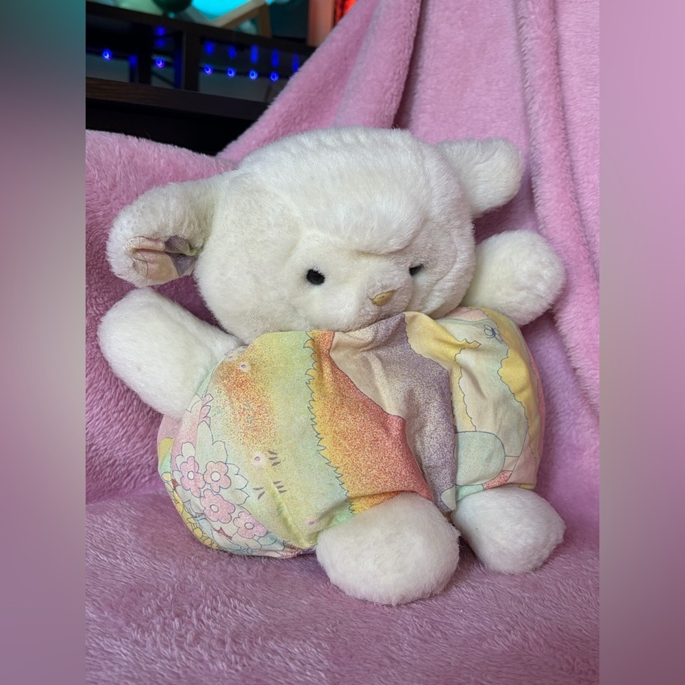 Vintage puffy lamb plush - Picture 3 of 4